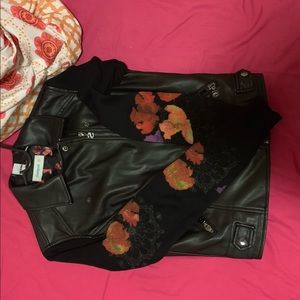 Desigual vegan leather jacket